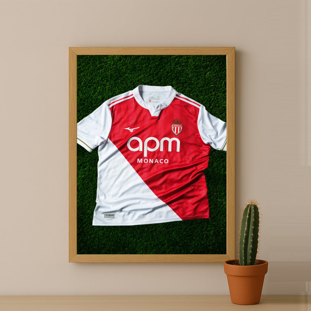 Cadre photo - Maillot AS Monaco 2026