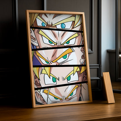 Poster Dragon Ball Z - Eyes Super Saiyans