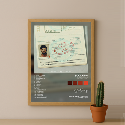 Cadre photo Album - Sans visa de Soolking