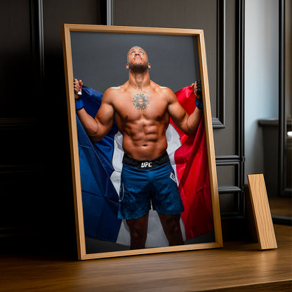 Cadre photo UFC - Ciryl Gane France