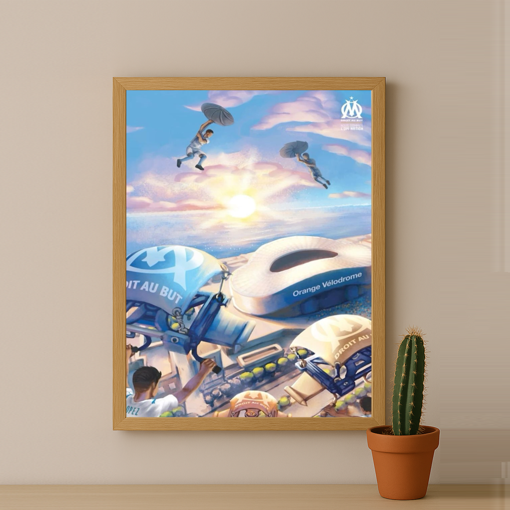 Olympique de Marseille - Poster