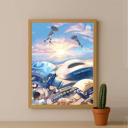 Olympique de Marseille - Poster