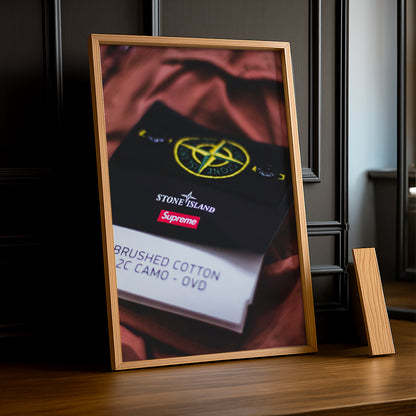 Poster Stone Island - x Supreme