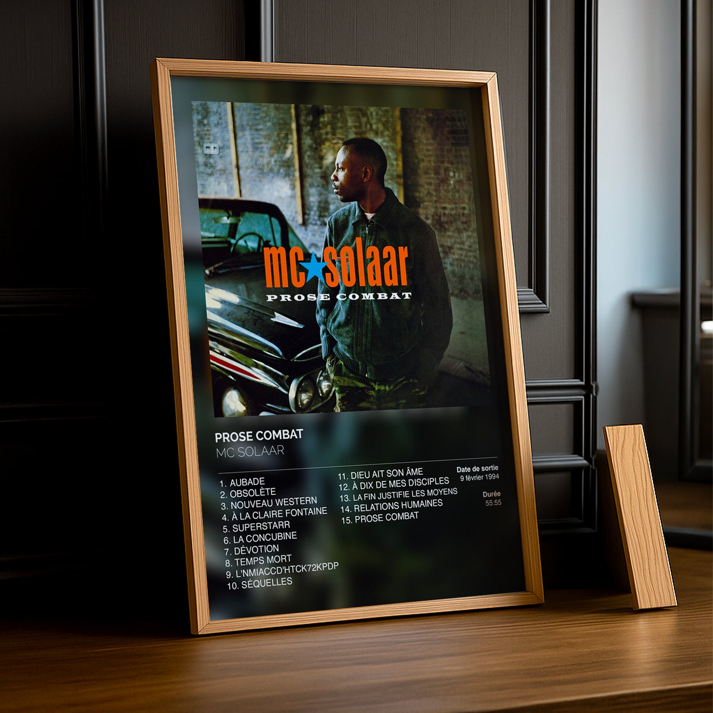 Cadre photo Prose combat McSolaar