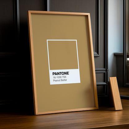 Cadre Photo Pantone Étiquette - Peanut Butter