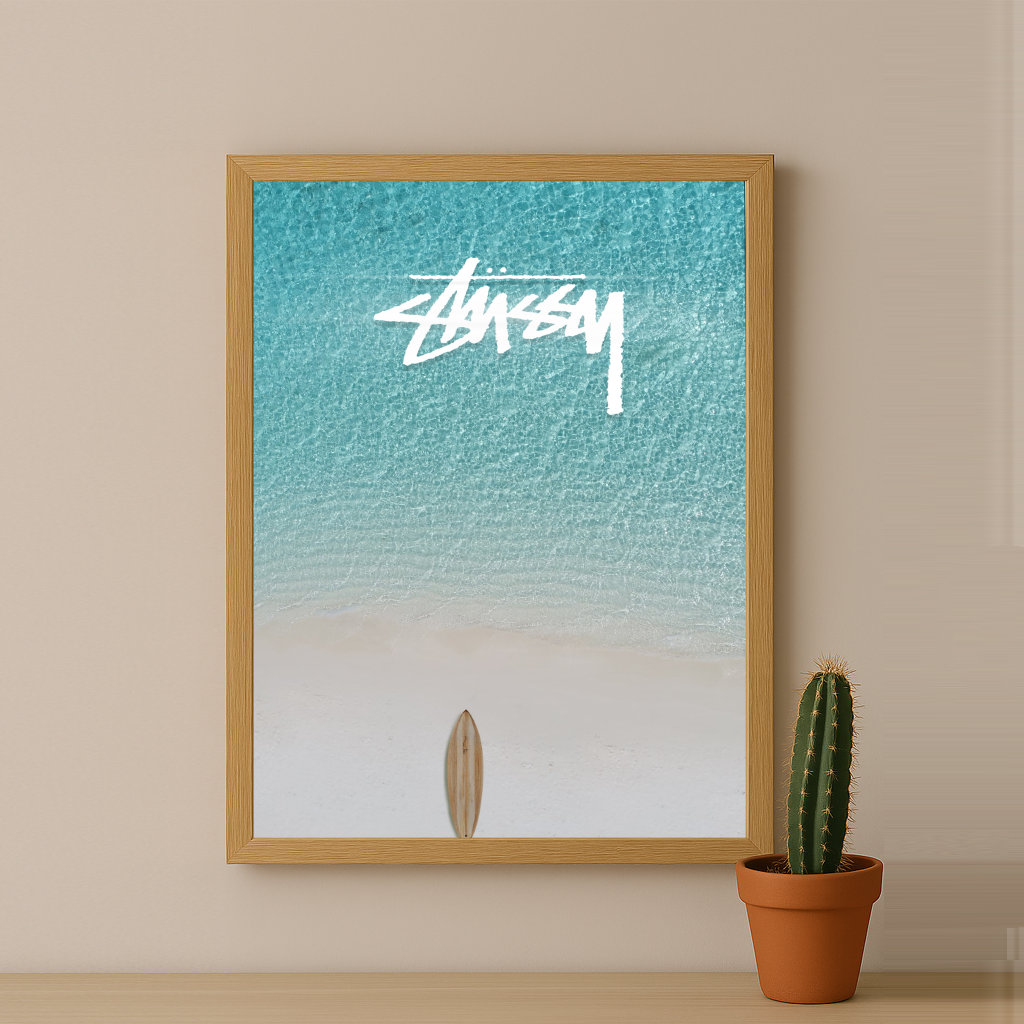 Cadre photo Stüssy - Light Blue Ocean