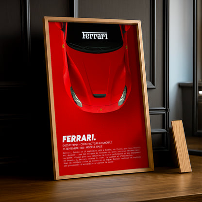 Cadre photo Enzo Ferrari