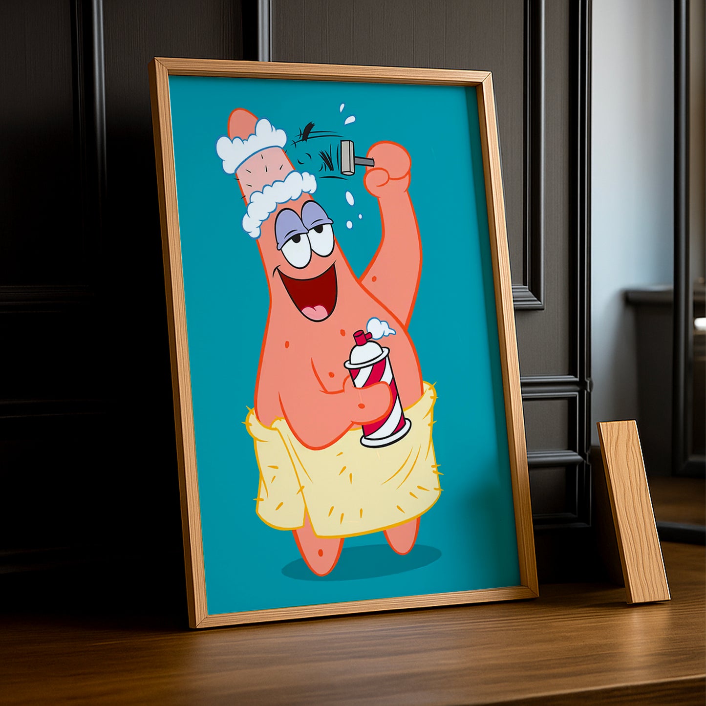 Cadre Photo Bob L'Éponge - Patrick Étoile Shave