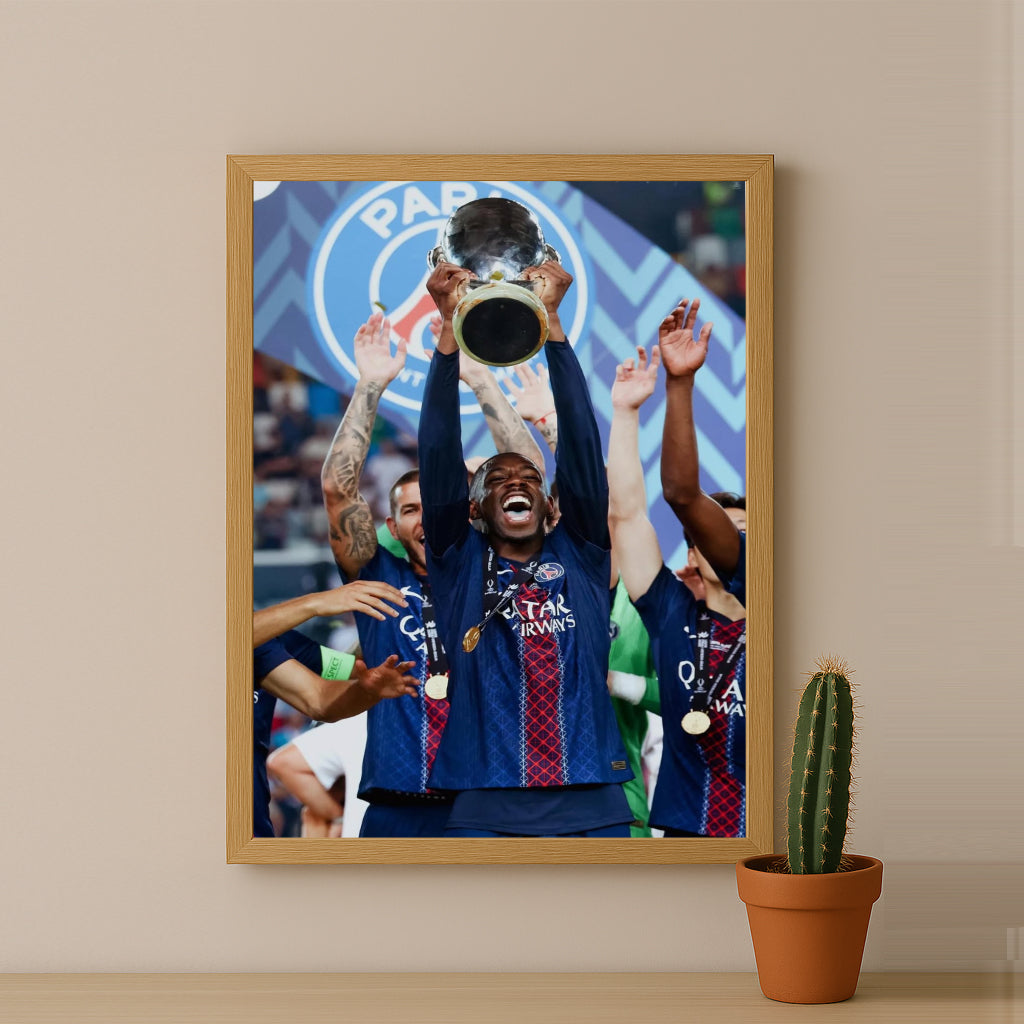 Poster d'Ousmane Dembélé Paris Saint-Germain