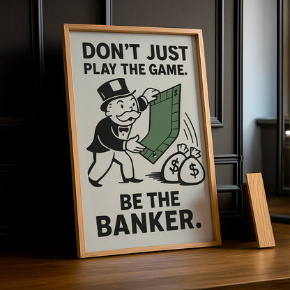 Cadre Photo Monopoly - Be The Banker