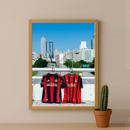 Cadre photo - Maillot Bournemouth 25-26