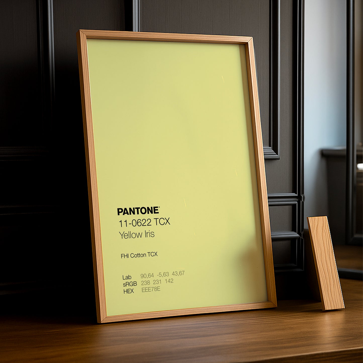 Cadre Photo Pantone - Yellow Iris