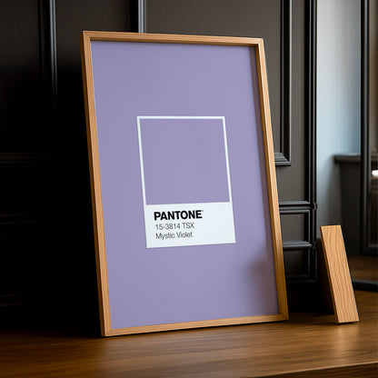 Cadre Photo Pantone Étiquette - Mystic Violet