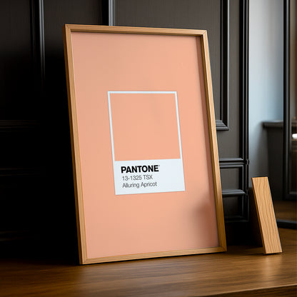 Cadre Photo Pantone Étiquette - Alluring Apricot