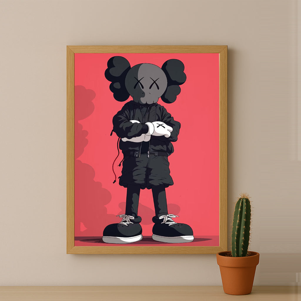 Cadre photo Kaws - Chill Attitude