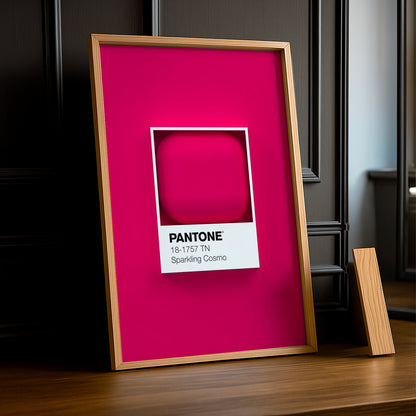 Cadre Photo Pantone Étiquette - Sparkling Cosmo