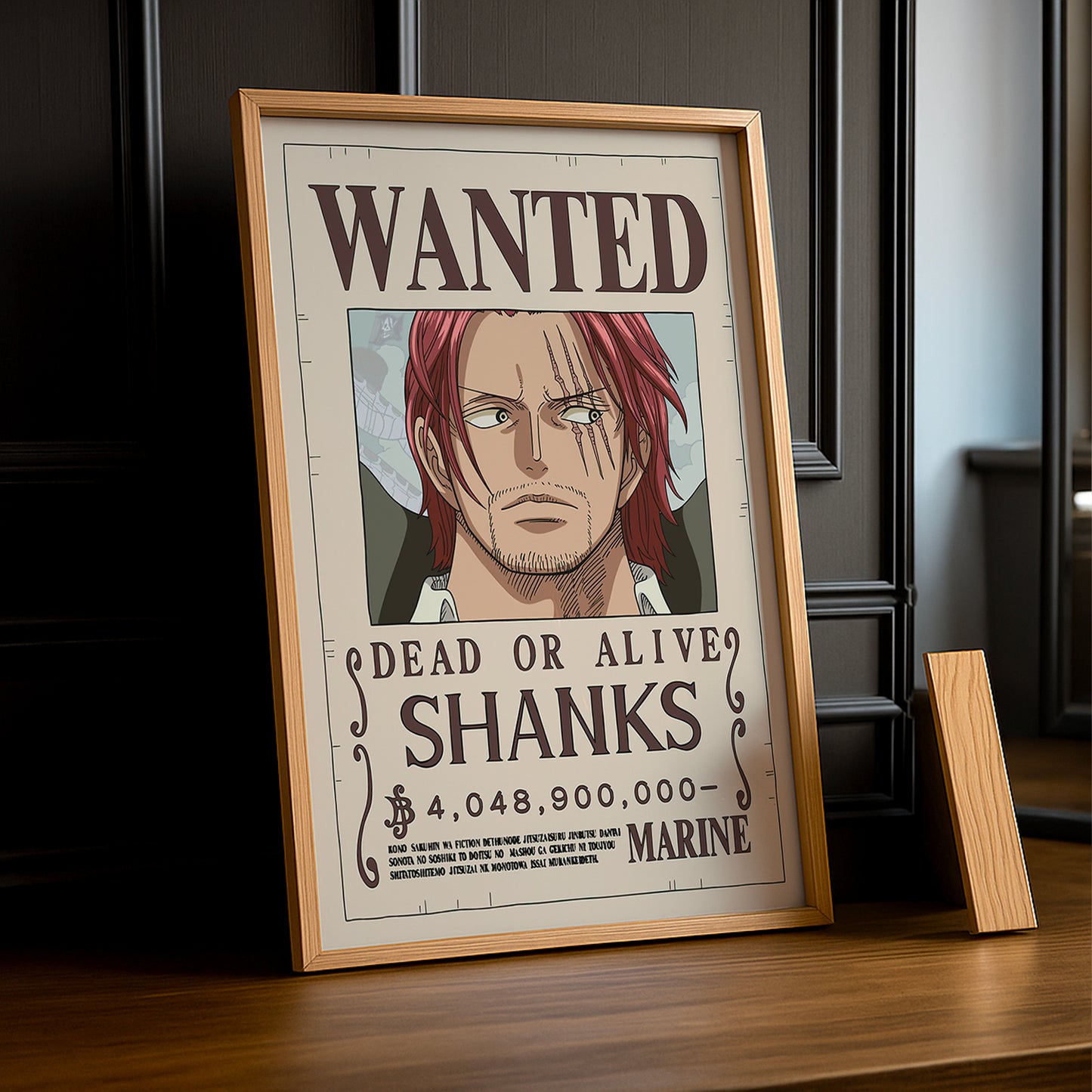 Cadre photo One Piece - Wanted Shanks