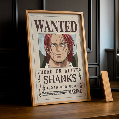 Cadre photo One Piece - Wanted Shanks