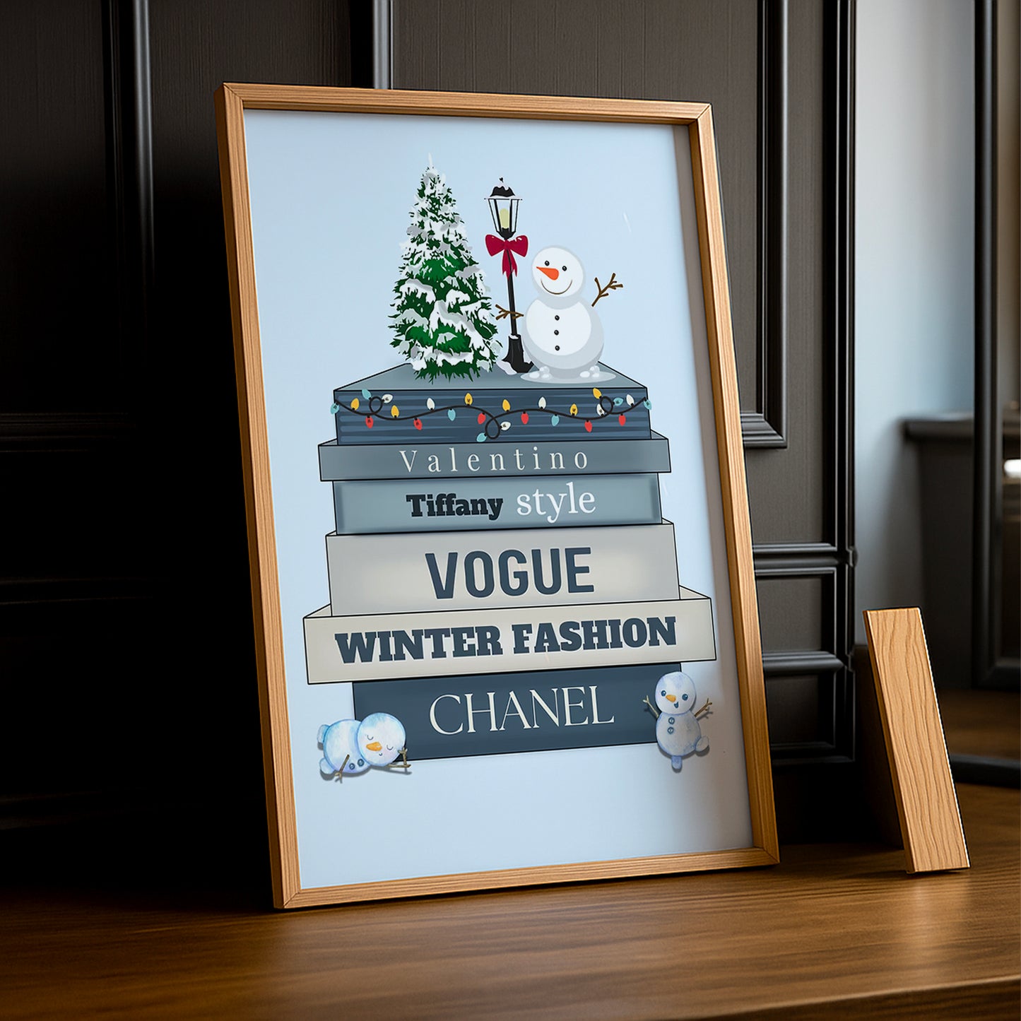 Cadre photo Mode - Livres Xmas