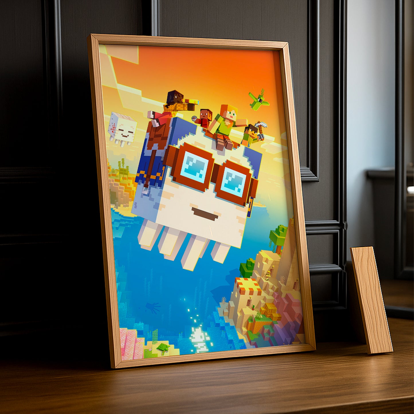 Cadre photo Minecraft - A la poursuite des cieux