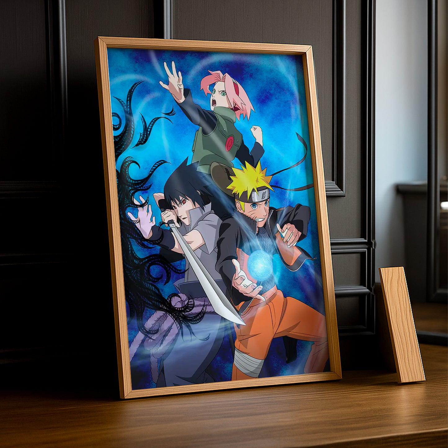 Cadre Photo Naruto - Group Fight Pose