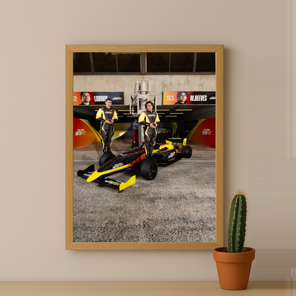 Poster encadrée GP Explorer - Écurie The Crew Motorfest Ludwig x M.Reeves