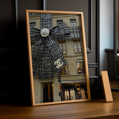 Poster Photo Chanel - Devanture Xmas