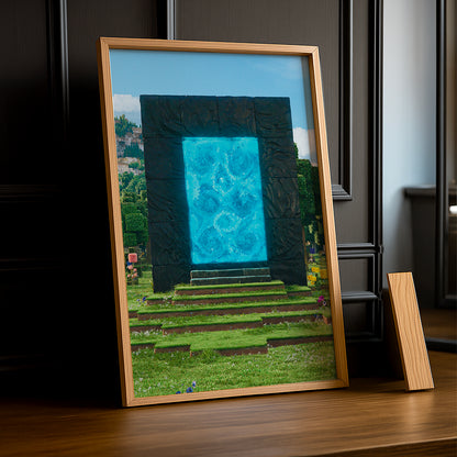 Cadre photo Minecraft - Portail