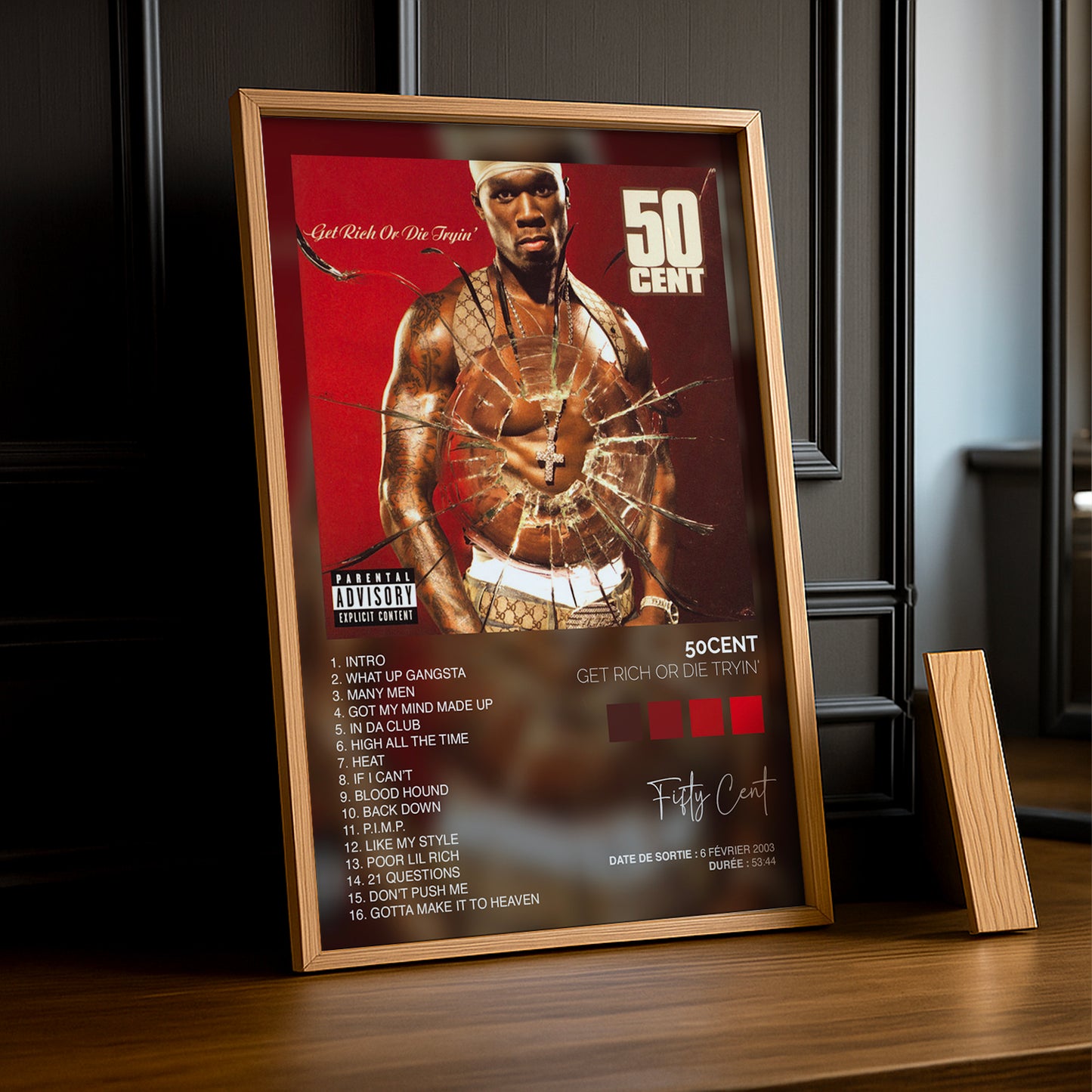 Poster 50Cent - Album Get Rich Or Die Trying