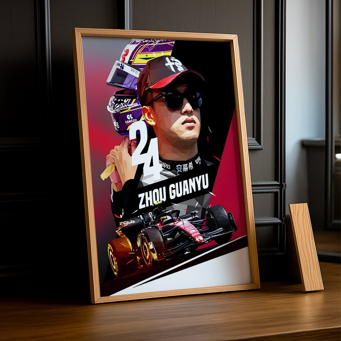 Cadre photo Zhou Guanyu Formule 1