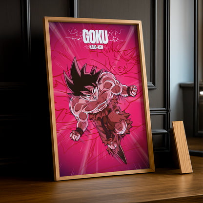 Poster Dragon Ball Z - Goku Kaio-Ken