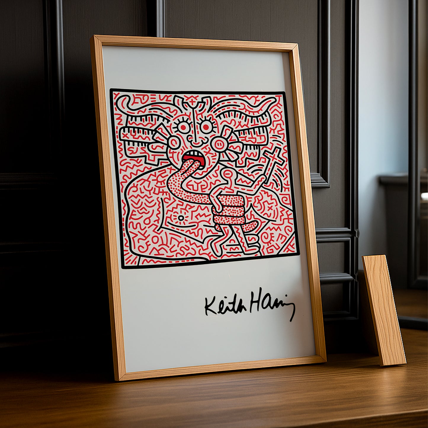 Cadre photo Keith Haring