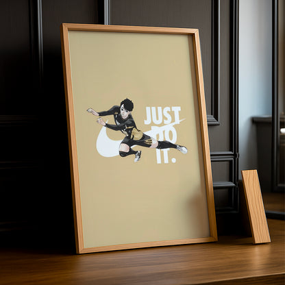 Cadre photo Volley-Ball - Just Do It Illustration
