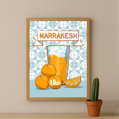 Maroc Marrakech Juice - Poster