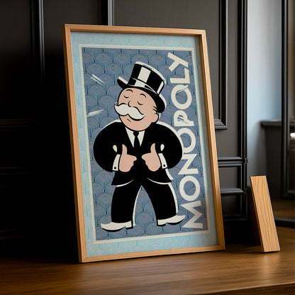 Monopoly Bleu - Poster
