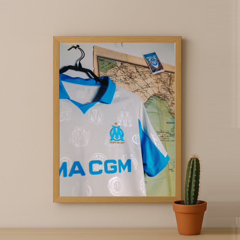 Cadre photo - Maillot Olympique de Marseille 2026