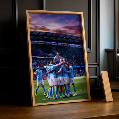 Poster Manchester City - Célébration