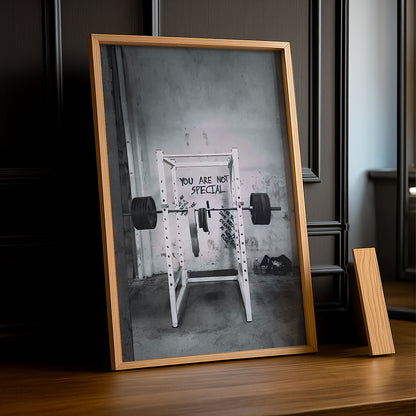Poster Photo Musculation - You Are Not Special