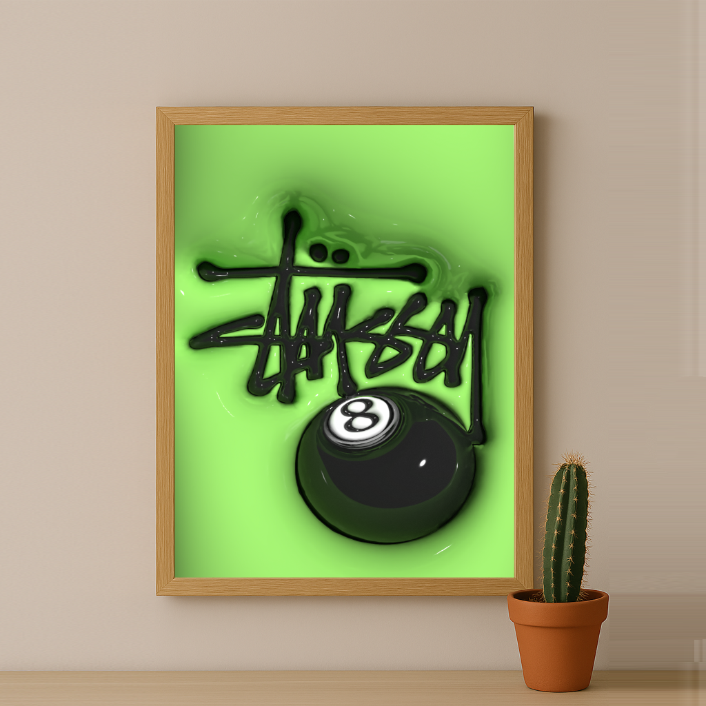 Cadre photo Stüssy - 3D Vert