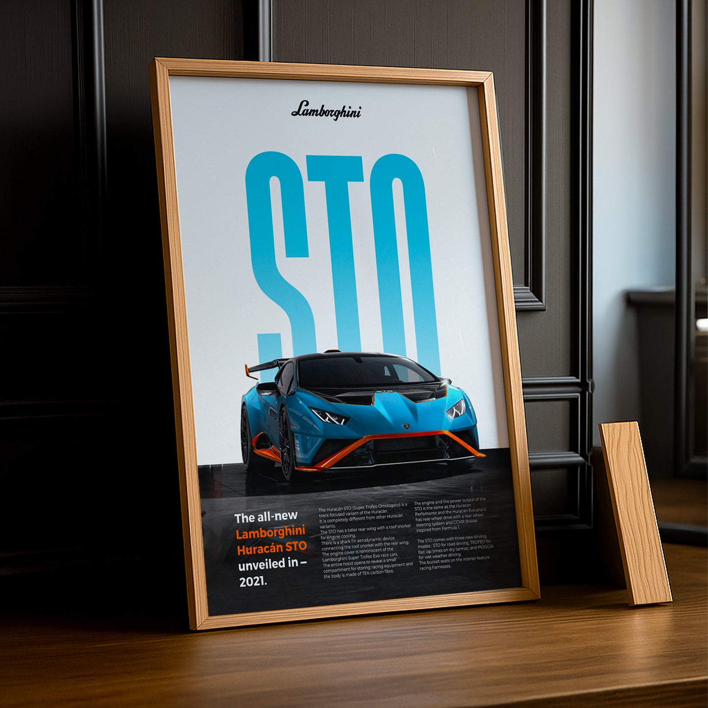 Poster Voitures - Lamborghini Huracan STO