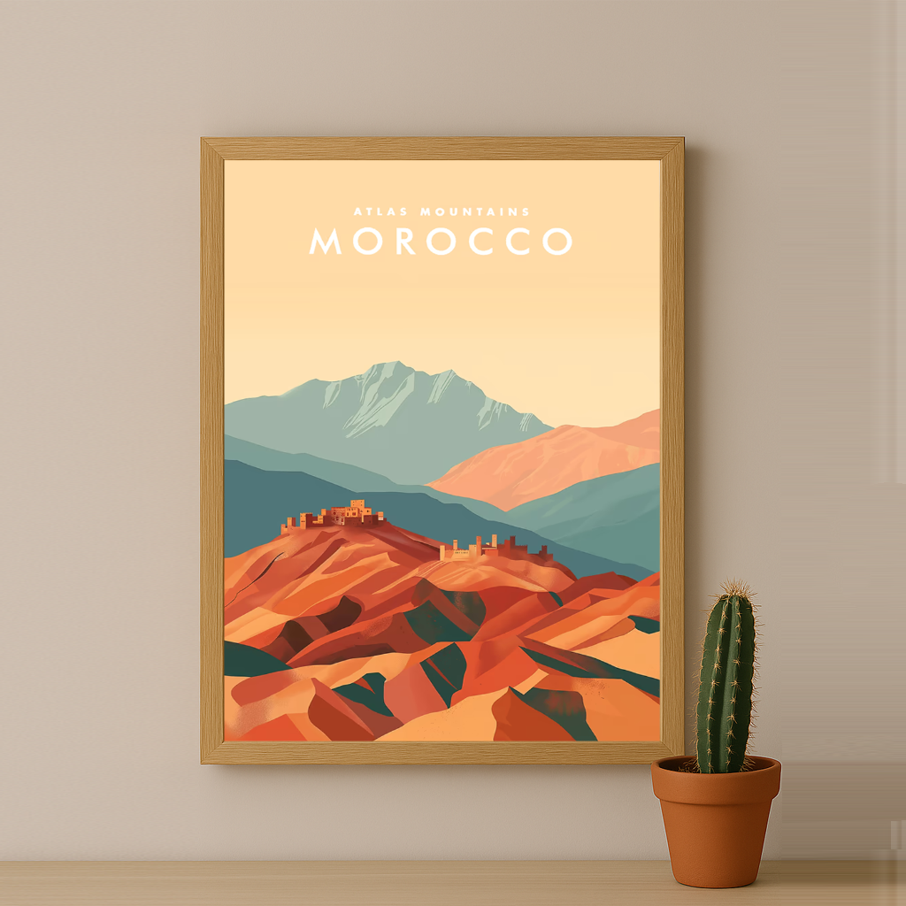 Atlas Mountains Maroc - Poster