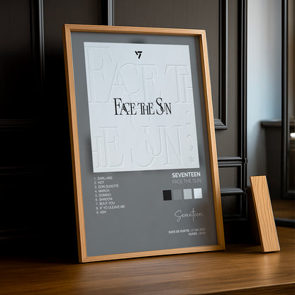 Cadre Photo K-Pop - Seventeen Face The Sun