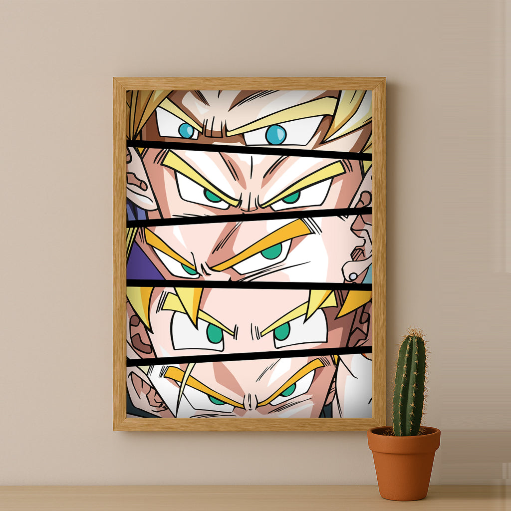 Poster Dragon Ball Z - Eyes Super Saiyans
