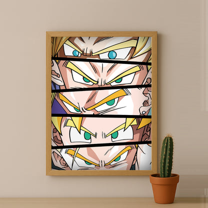 Poster Dragon Ball Z - Eyes Super Saiyans