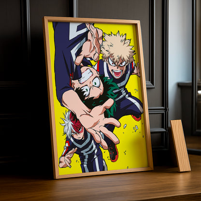 Cadre Photo My Hero Academia - Bakugo x Deku