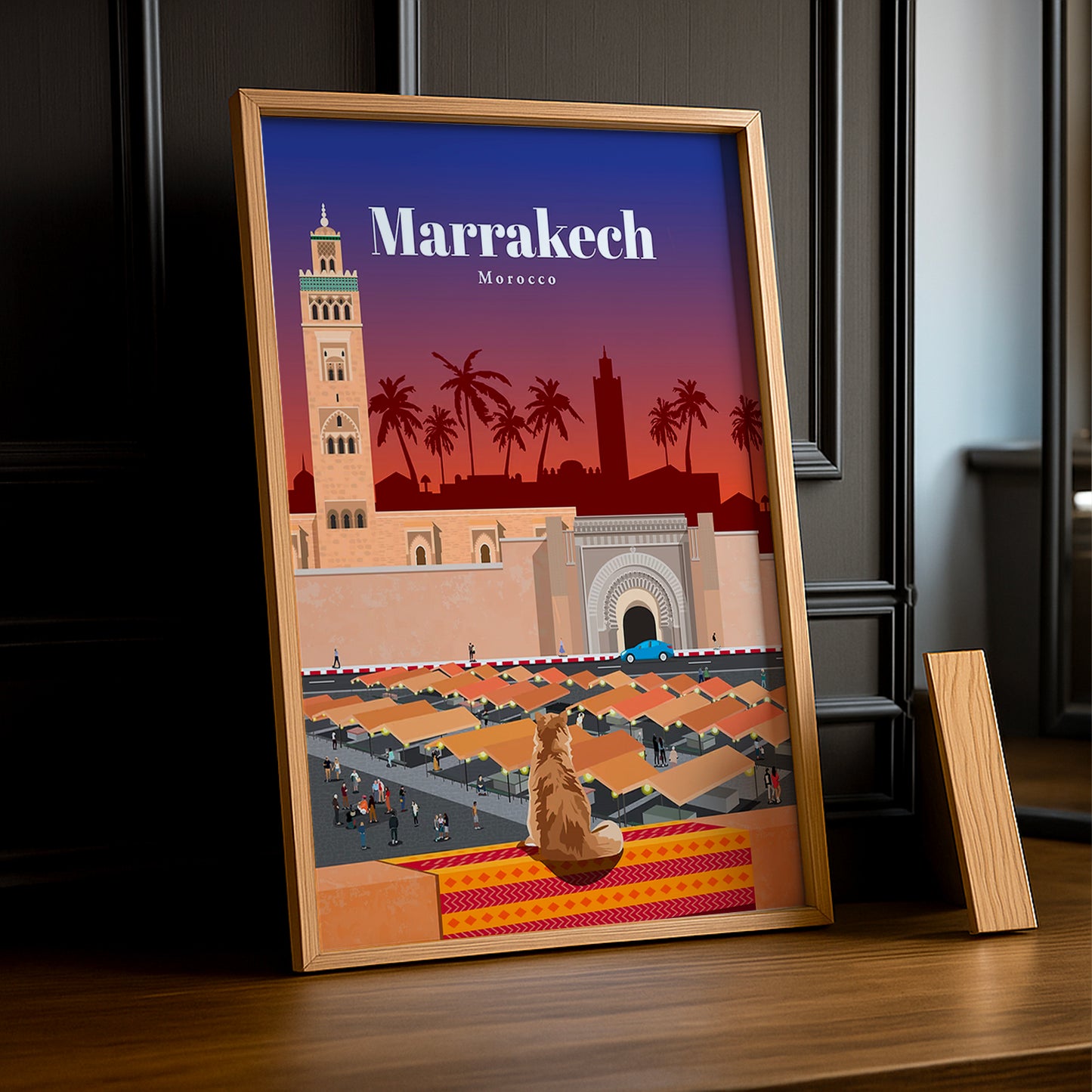 Maroc Marrakech - Poster