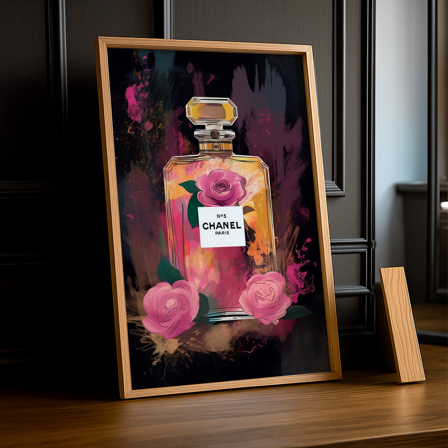 Cadre photo Chanel - Parfum illustration