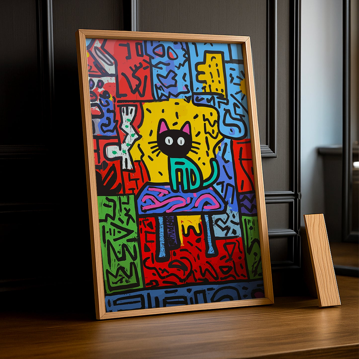 Cadre photo Keith Haring