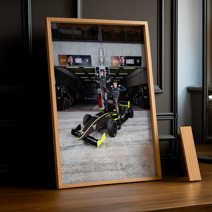 Poster encadrée GP Explorer - Écurie Cupra Ander x Karchez
