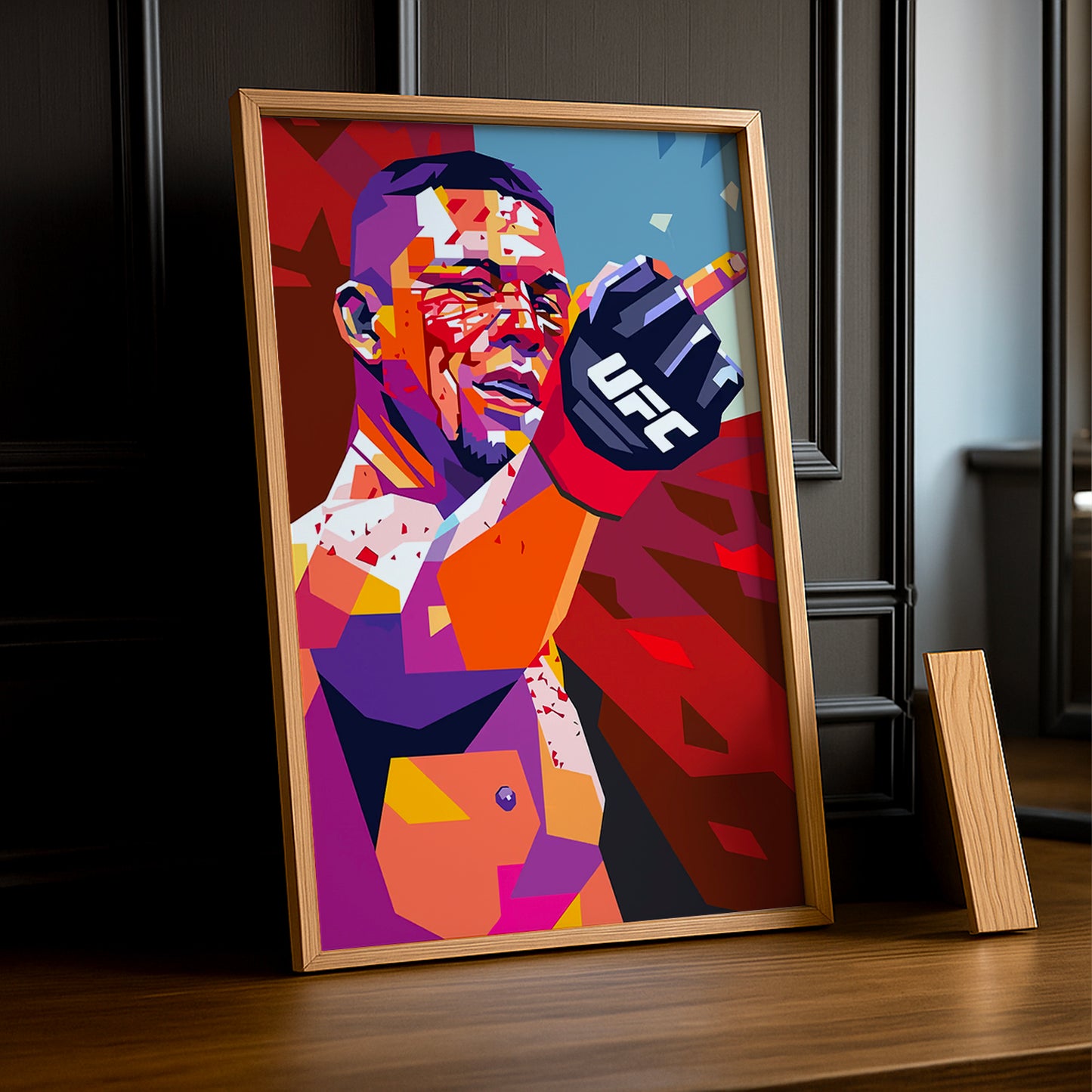 Cadre photo UFC - Illustration de Nate Diaz